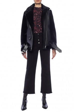 Wzorzysty top ze stójką 'leopard kiara', zdjęcie 2 Wzorzysty top ze stójką 'leopard kiara' od AllSaints